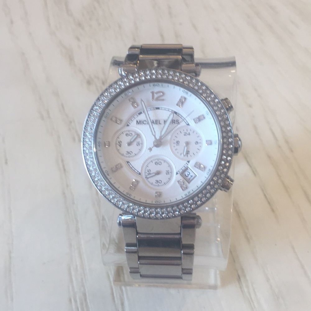 Michael Kors Stainless Watch Silver Parker MK5353